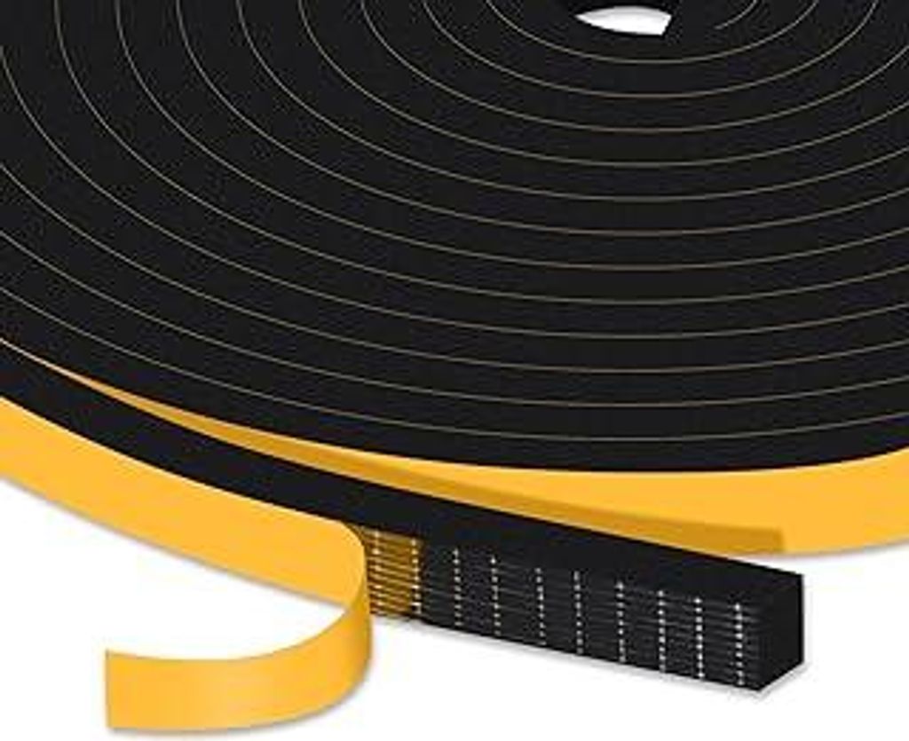 YIMIKI Dichtungsband Türdichtung Selbstklebend für Türen, 10mm(B) x 6mm(D) Fensterdichtung Selbstklebend mit Hoher Dichte Gesamt 10M lang