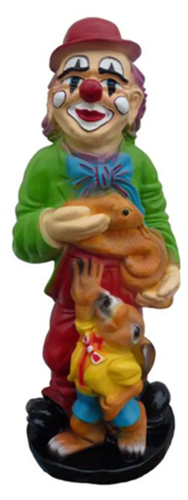 Grande Figurine de Clown Décorative 65cm - Statuette Design Extérieur