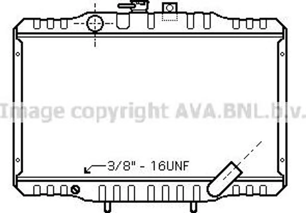 Radiateur moteur pour Hyundai H-1 et H100 idéal pour trajet intensif