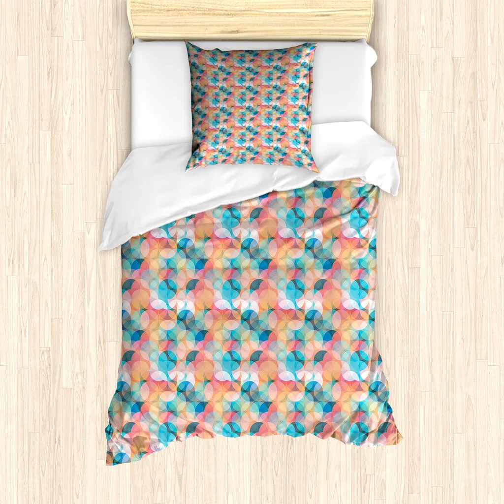 Offerta Set Copripiumino ABAKUHAUS Singolo Boho Arcobaleno 135x200
