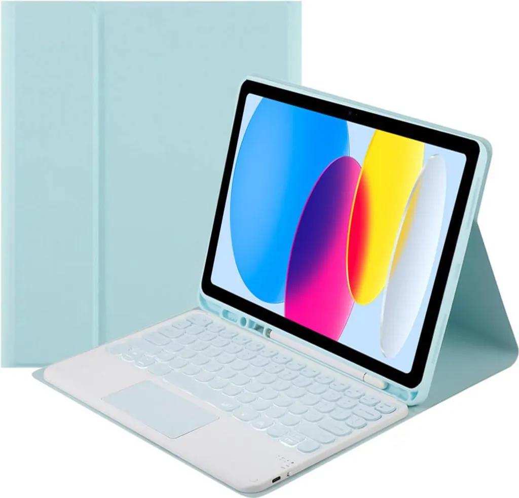 Recensione Cover Tastiera iPad 10.9 TPIP22 Blu con Trackpad Smart