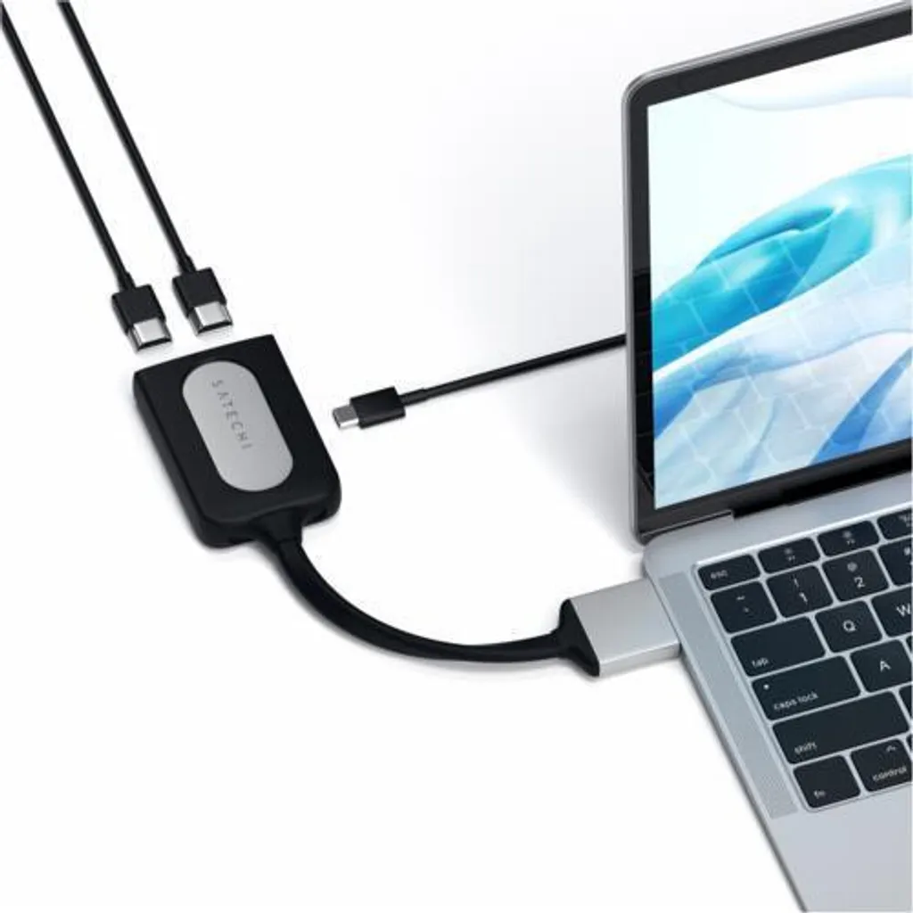 Adaptateur Double Écran HDMI pour Télétravail Satechi USB-C ST-TCDHAS 4K - 14