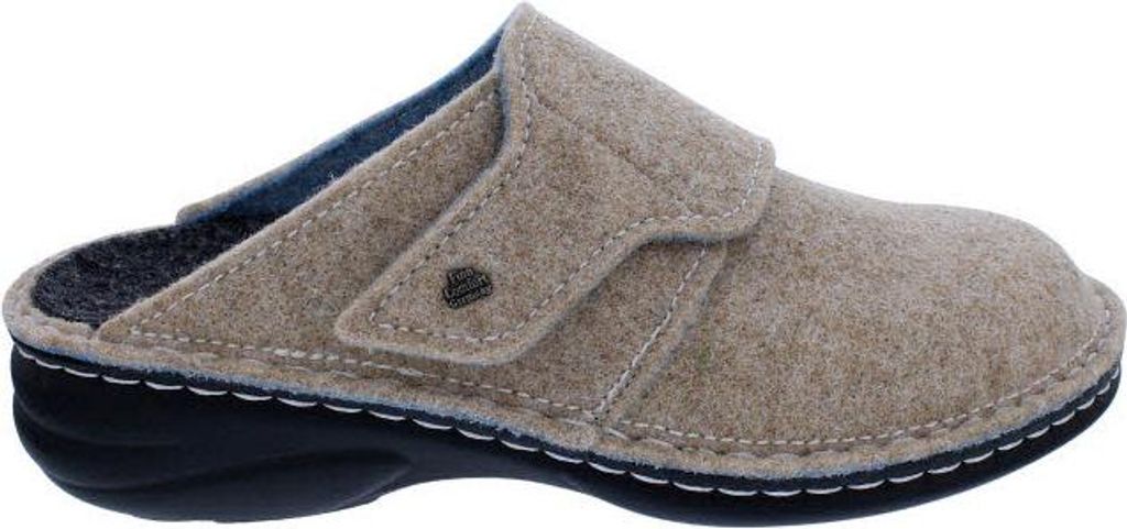 Finn Comfort Goms 6569-482006, Doublefilz, Beige, Klettverschluss, Wechselfußbett 37
