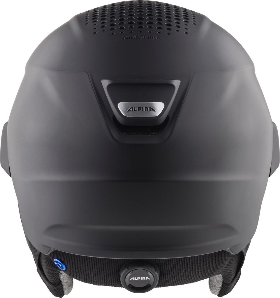 Alpina Alto V Skischutzhelm, mattschwarz, Größe 55-59 cm