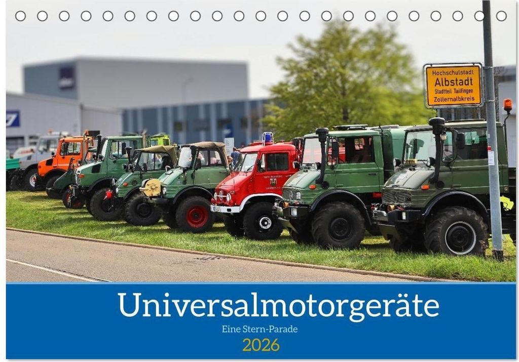 Universalmotorgeräte Eine Stern-Parade (Tischkalender 2026 DIN A5 quer), CALVENDO Monatskalender