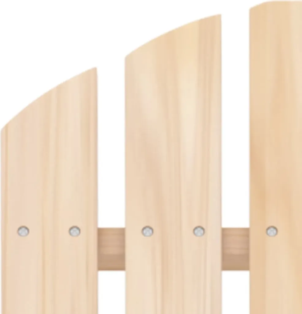 Sedia Adirondack con Poggiapiedi vidaXL in Legno Massello di Abete - 7