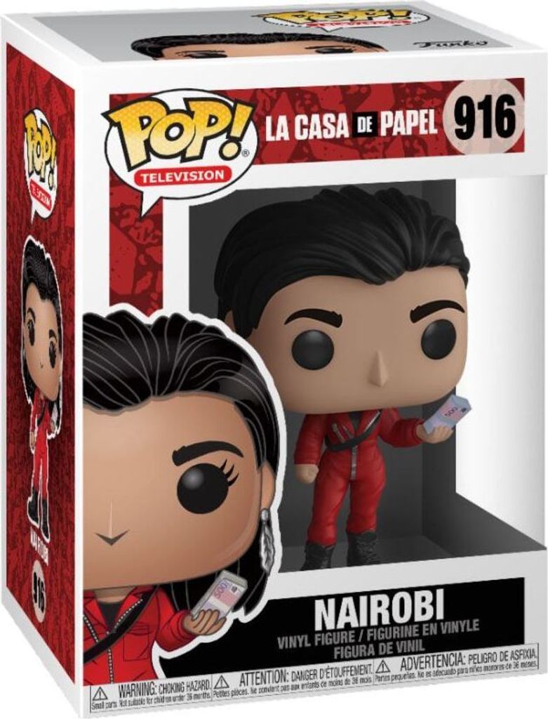 La Casa de Papel Haus des Geldes - Nairobi 916 - Funko Pop! - Vinyl Figur