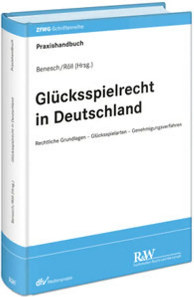 Livre Droit des jeux en Allemagne : Manuel Glücksspielrecht complet