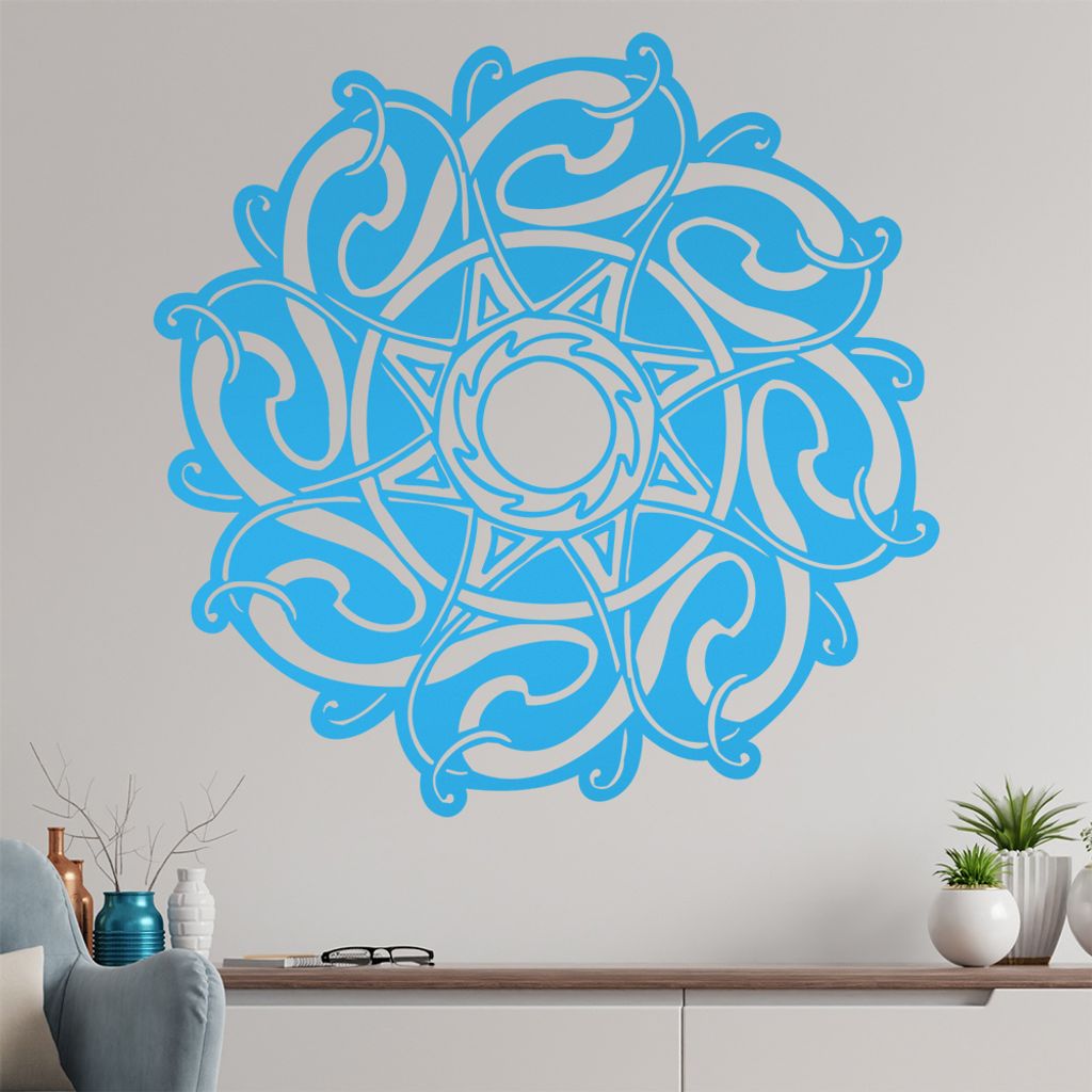 keltische Knoten Wandtattoo in 6 Größen - Wandaufkleber Wall Sticker - Dekoration, Küche, Wohnzimmer, Schlafzimmer, Badezimmer