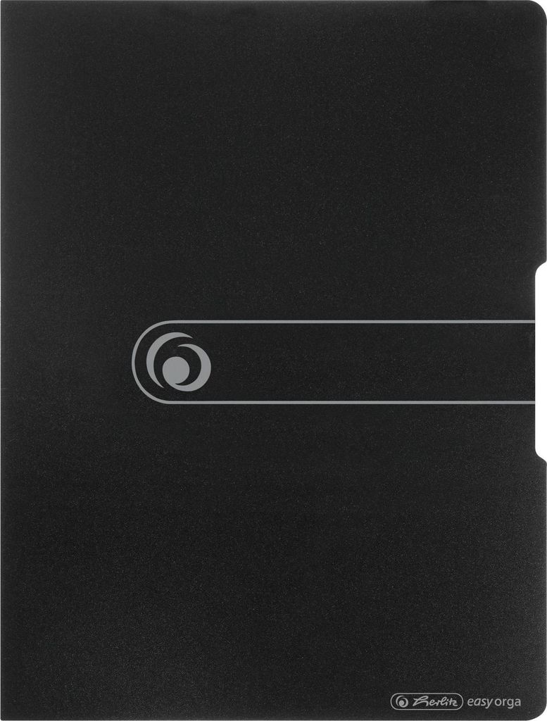 Herlitz Sichtbuch A3/20 PP opak schwarz to go