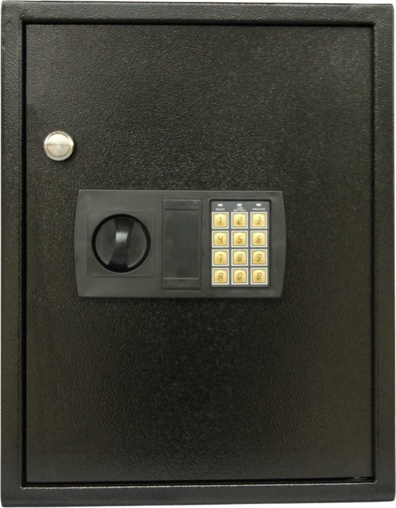 Schlüsselschrank Schlüsselkasten Schlüsseltresor Safe Tresor ele. 71 Haken K2 schwarz
