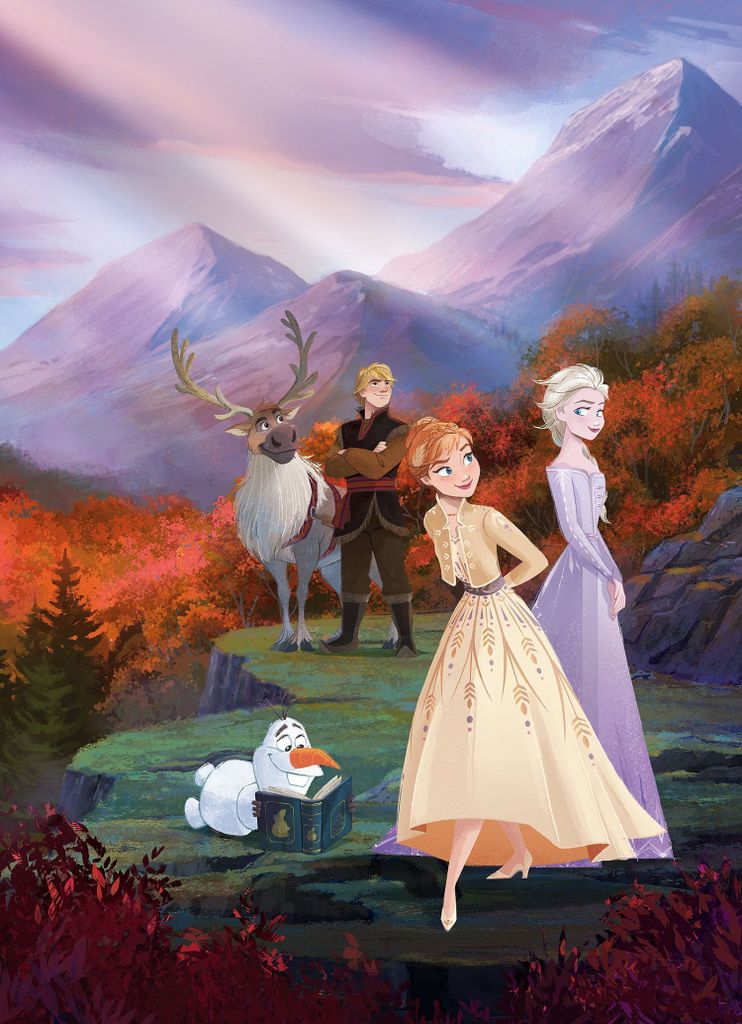 Disney Fototapete Die Eiskönigin Multicolor - 611071 - 184 x 254 cm