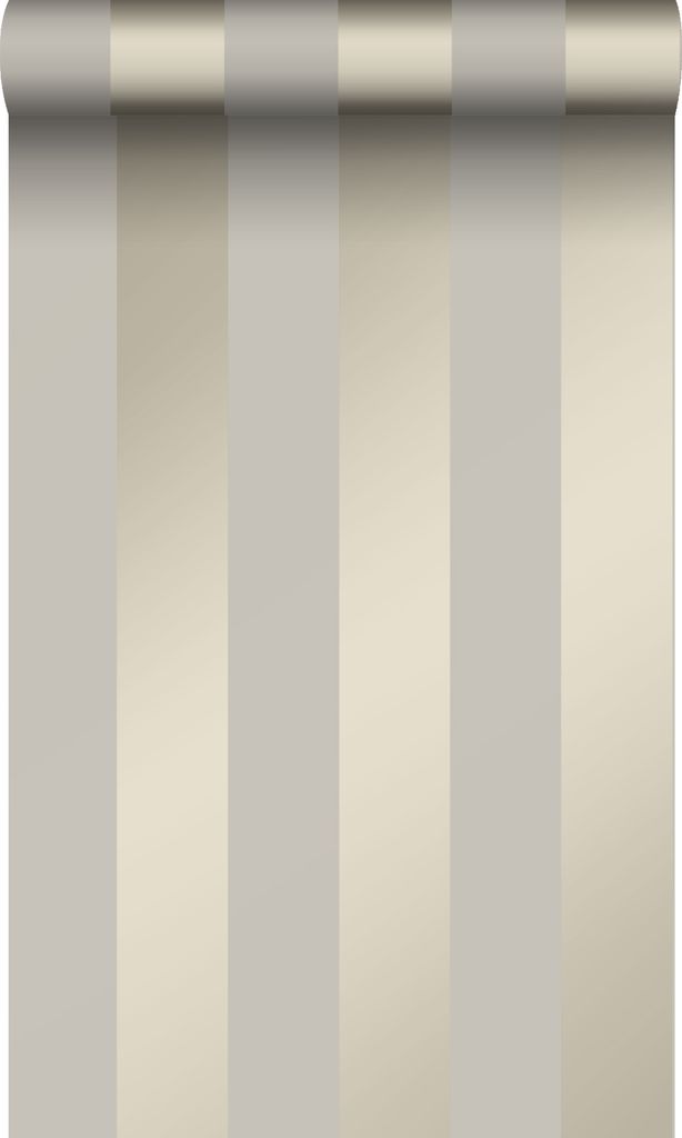 Origin Wallcoverings Tapete Streifen Taupe 53 cm x 10.05 m