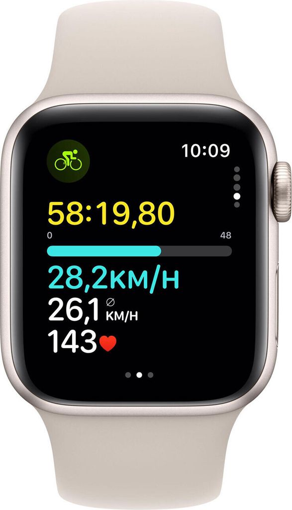 APPLE Watch SE GPS + Cellular 44mm Starlight Aluminium Case Produktbild 4