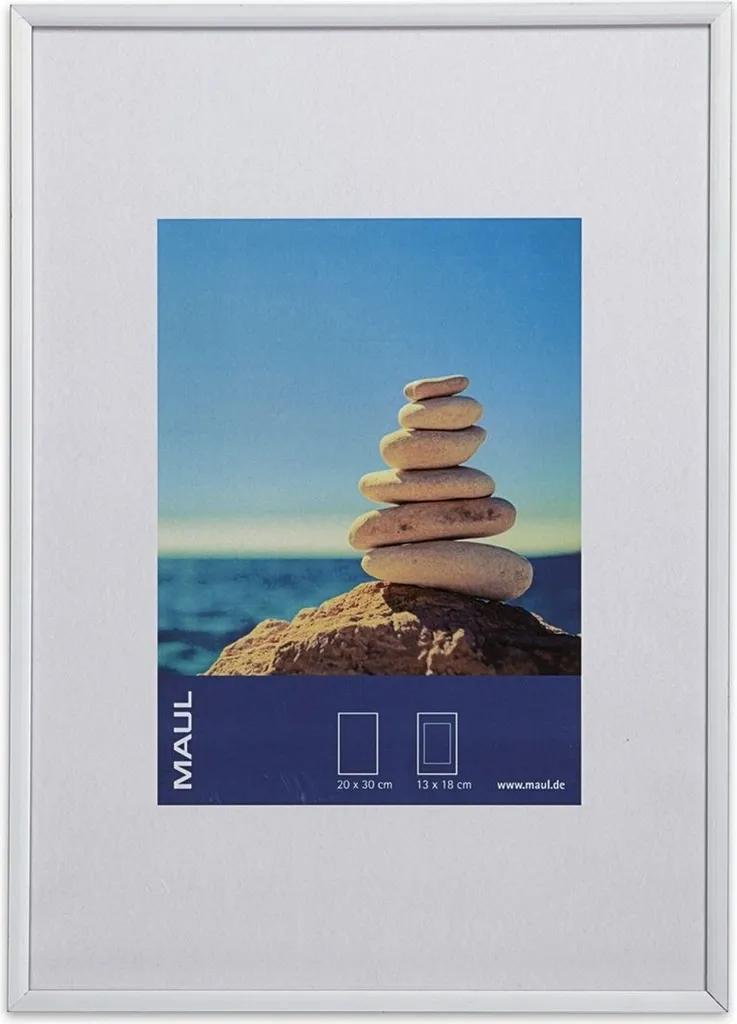 Cadre photo aluminium 21x30cm incassable - Protection durable lot de 6