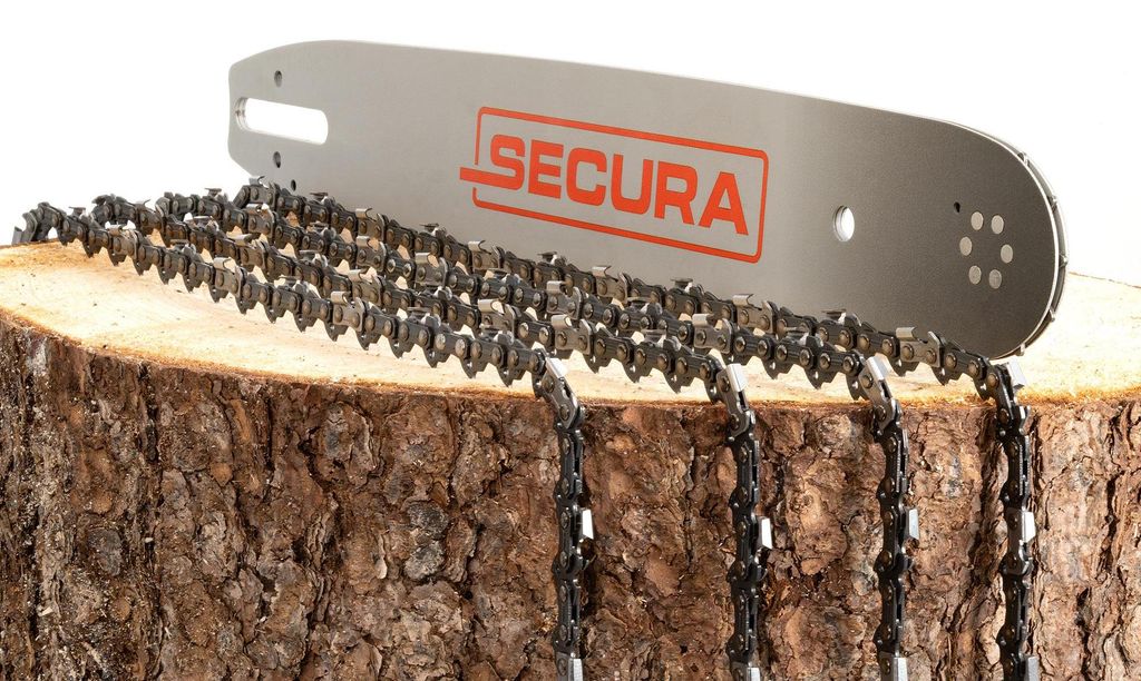 4 Sägeketten + Schwert SECURA 40cm 3/8" 60TG 1,6mm für Stihl MS460 MSA300