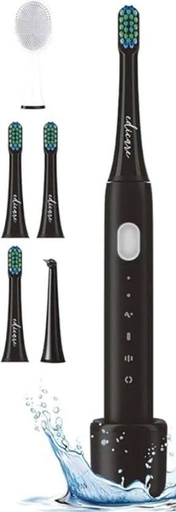 Brosse à dents électrique sonique 5 brossettes et autonomie étendue