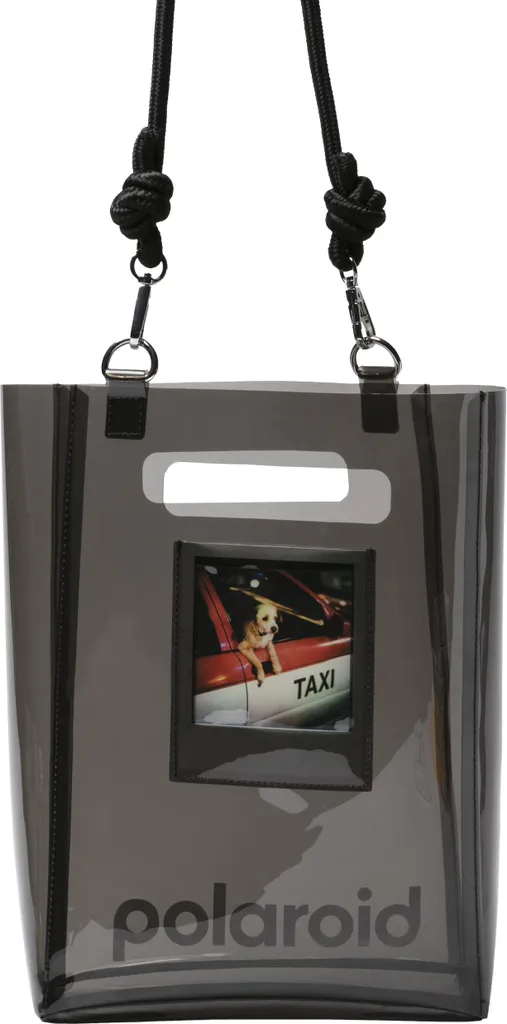 Sac Seau Polaroid Noir en TPU - Petit Sac à Main Tendance et Résistant