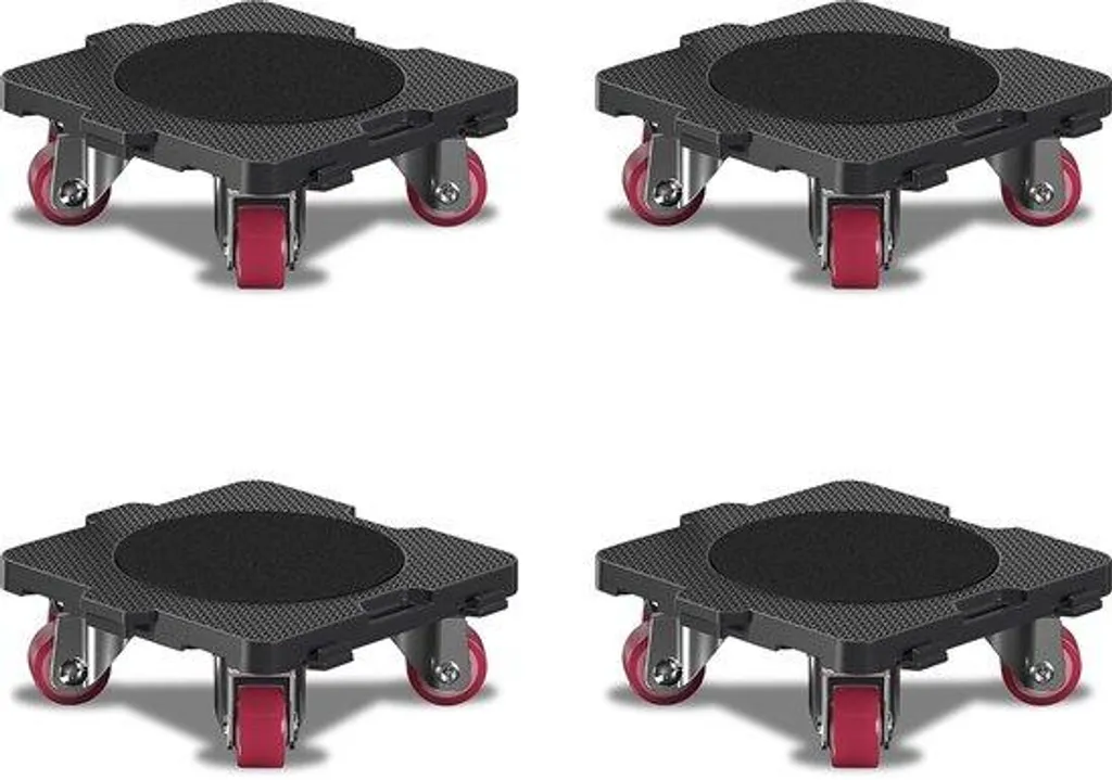 Roulettes de transport silencieuses en TPE souple pivotantes 75 kg