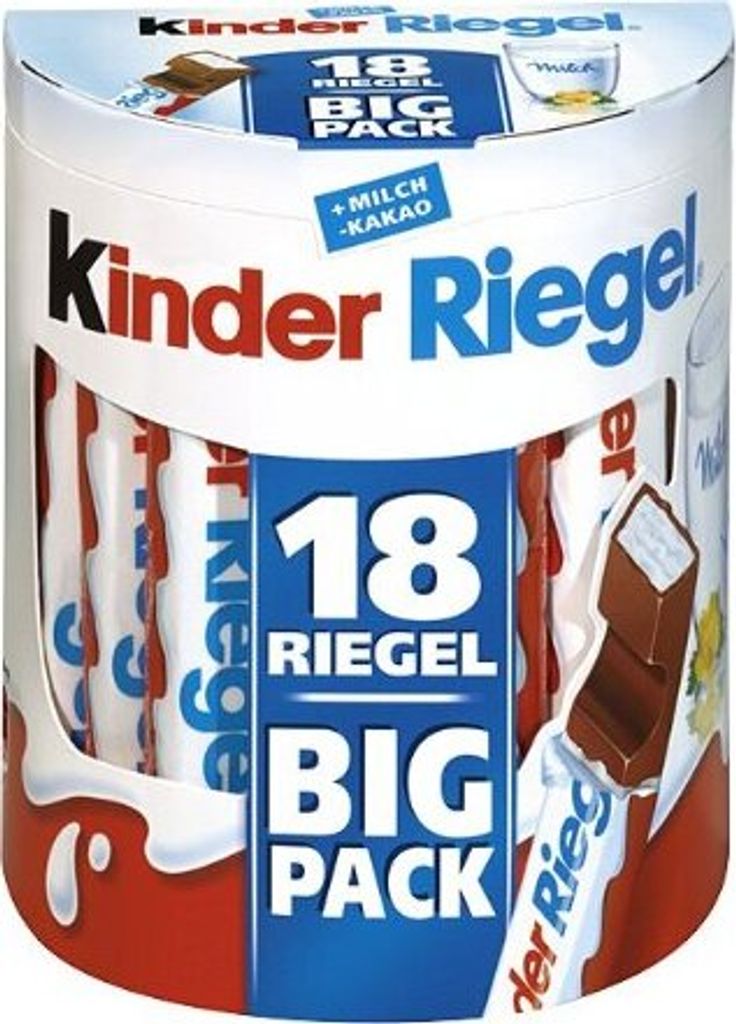 18+2 Ferrero Kinder Riegel Produktbild 