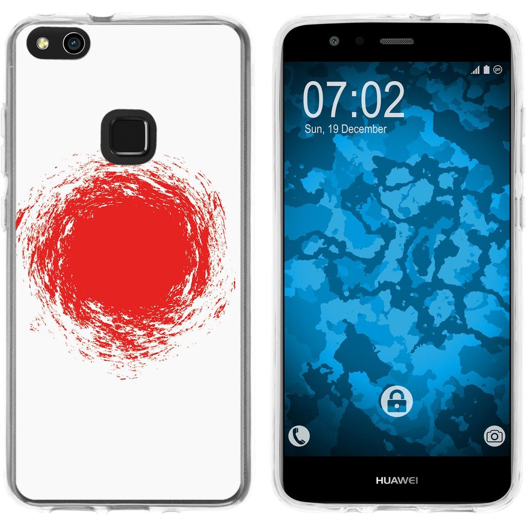 PhoneNatic Case kompatibel mit Huawei P10 Lite Silikon-Hülle WM Japan M7