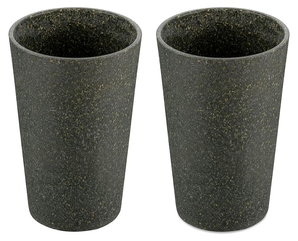 CONNECT CUP L Becher 350ml 2er Set nature ash grey