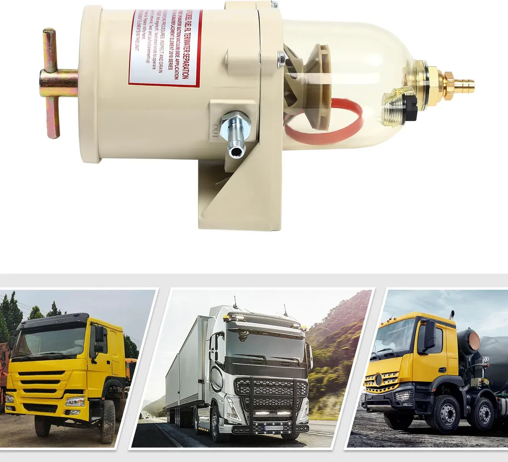 Filtre à carburant diesel et séparateur d'eau haute performance débit 90 GPH
