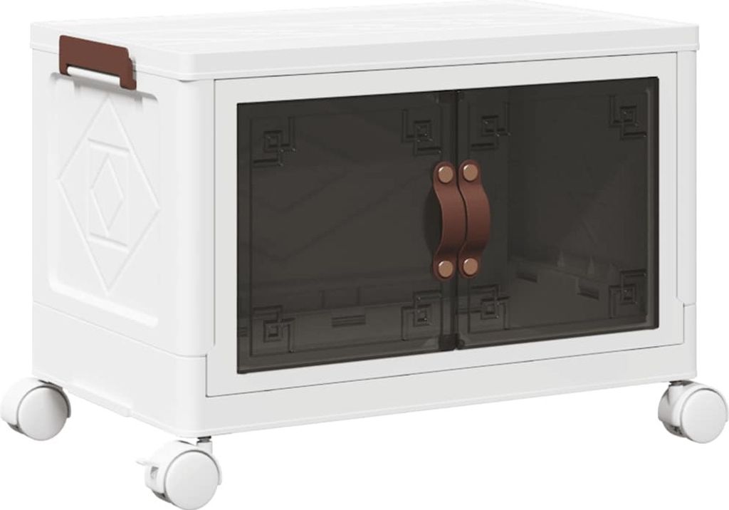 vidaXL Aufbewahrungsbox mit Rädern Stapelbar 28 L Produktbild 