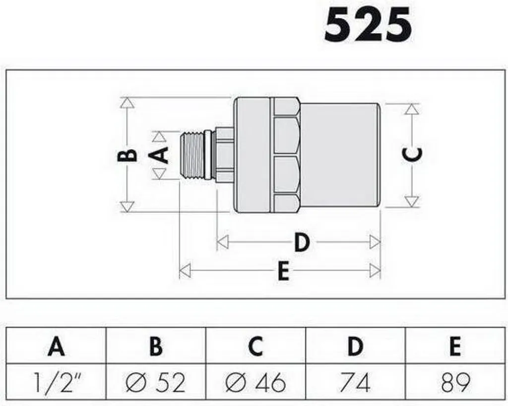 Caleffi 525 Antishock Anti-coup de bélier pour lavabo et évier de cuisine - 2