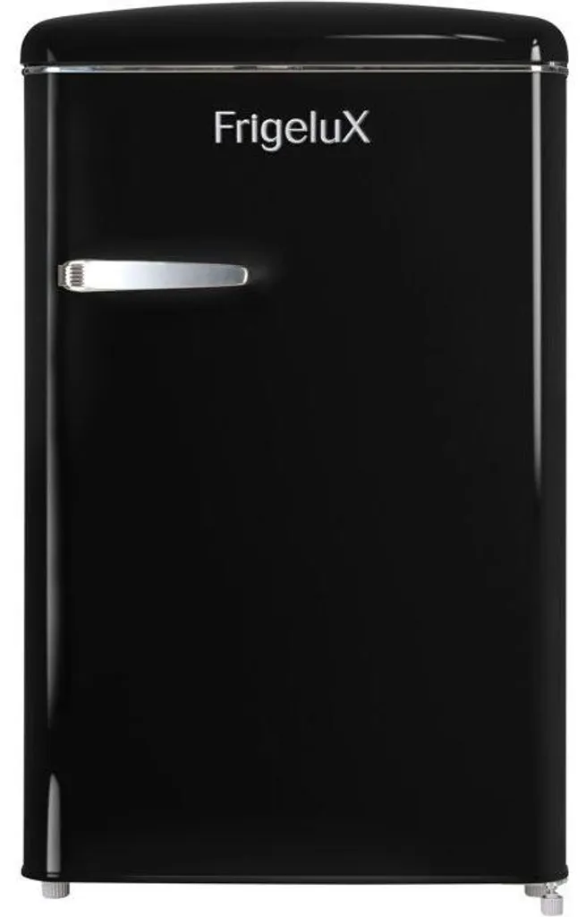 Frigo Table Top Noir 108L FrigeluX - Réfrigérateur Compact 1 Porte 55cm