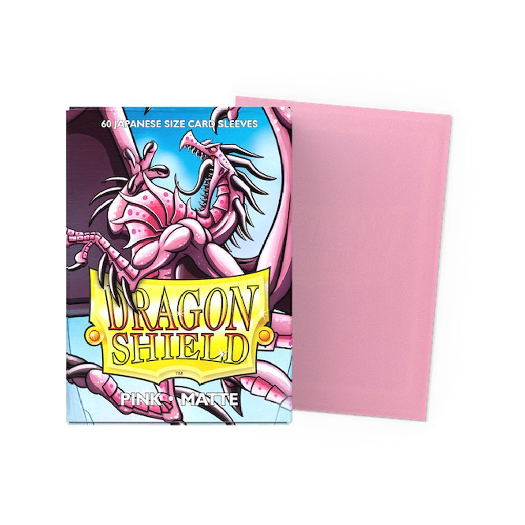 Dragon Shield Kleine Ärmel - Mattrosa (60 Ärmel) Produktbild 