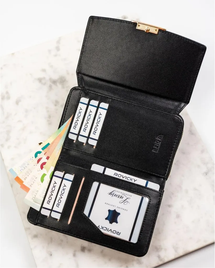 Portefeuille Rovicky 307900 avec blocage RFID et cuir souple premium - 5