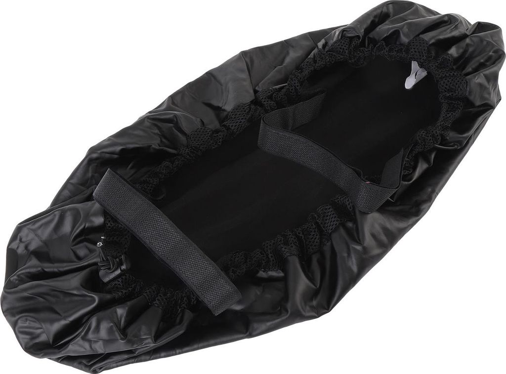 Motorrad-Sitzbezug, wasserdicht, Sonnenschutz, atmungsaktiv, Kissenschutz für Roller, Schwarz, M