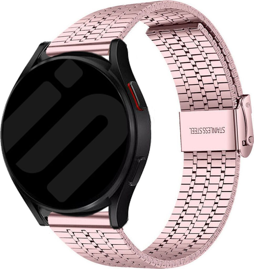 Strap-it Edelstahlarmband - Kompatibel mit Samsung Galaxy Watch Armband 42mm Ersatzarmband Edelstahl - Verstellbarer Verschluss - Hochwertiges Mate...