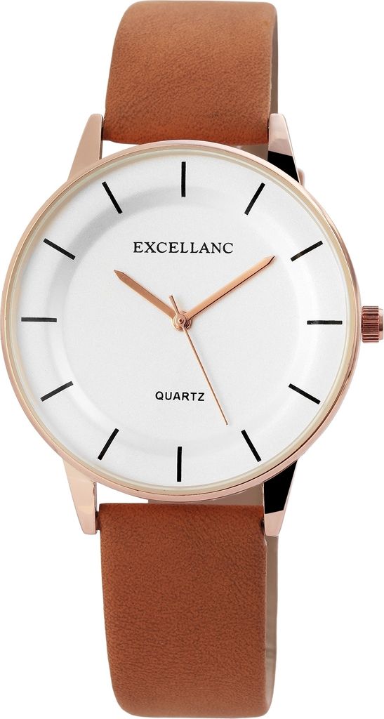 Excellanc DAMEN Kunstlederions Armbanduhr