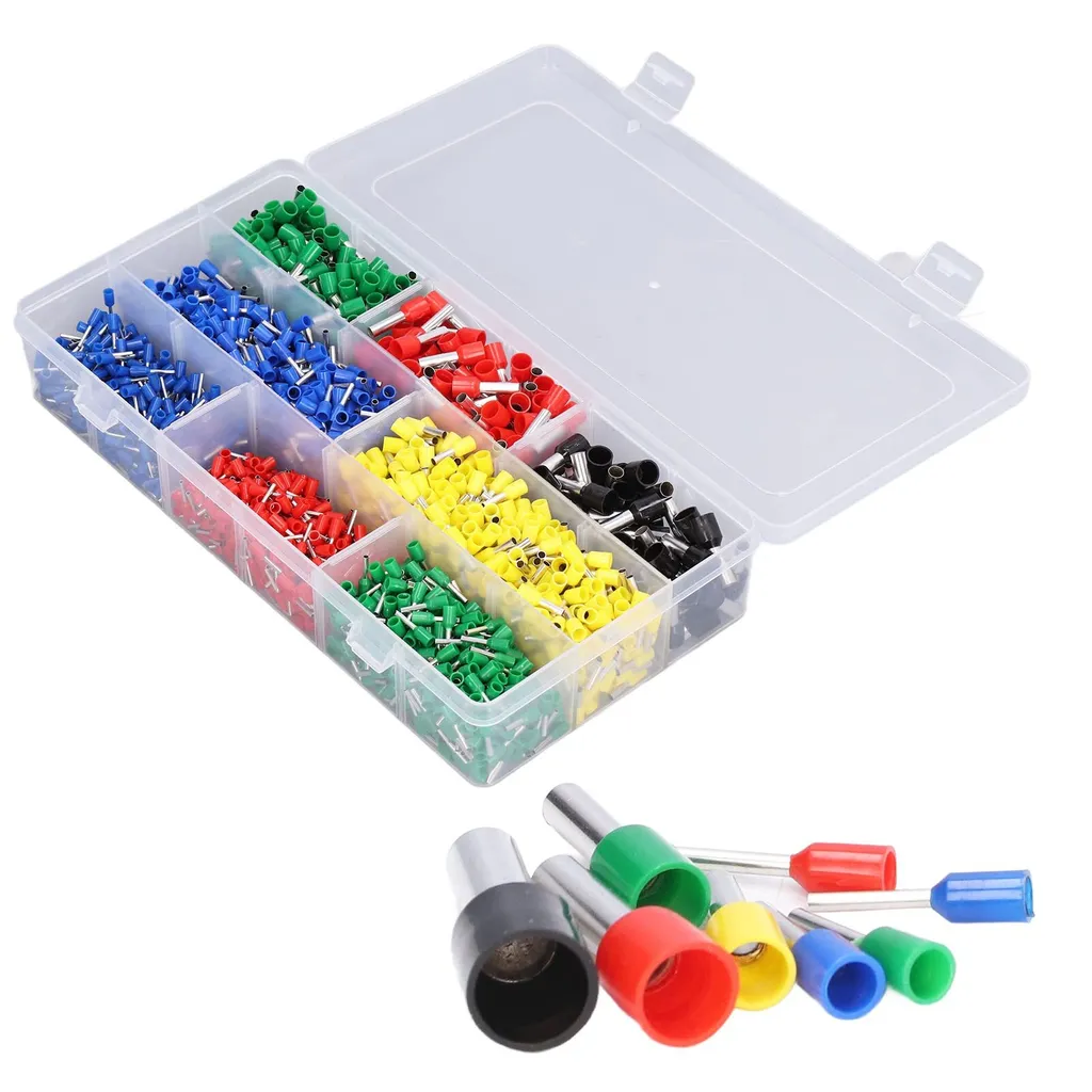 Jeu d'embouts de câblage isolés de 0.5 à 16 mm² | Coffret de 2000 pièces