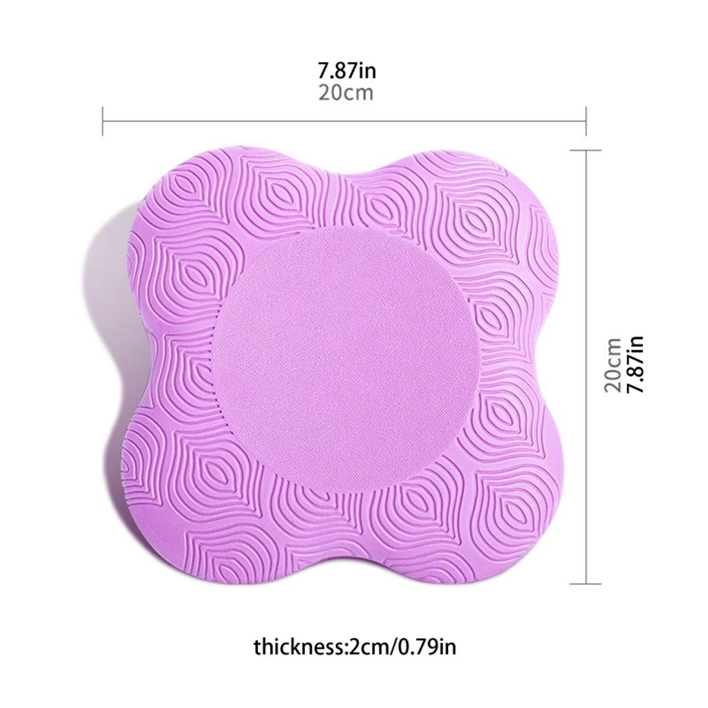 2 Stücke Kniekissen Yoga, rutschfest Knieschoner Matte Set Produktbild 8
