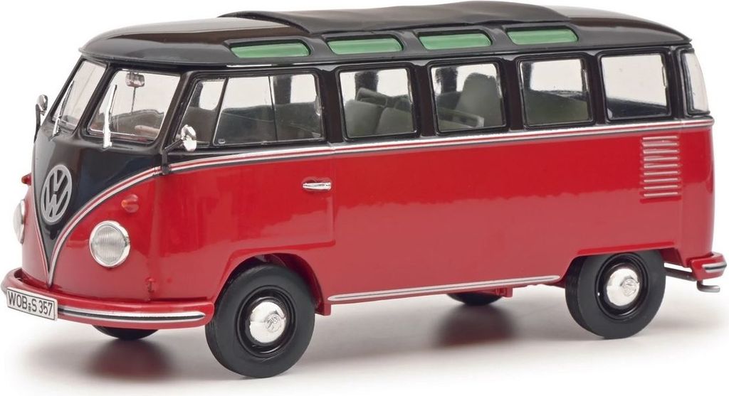 VOLKSWAGEN T1b Samba Schwarz und rot, SCH7857, Maßstab1/32, Produktbild 