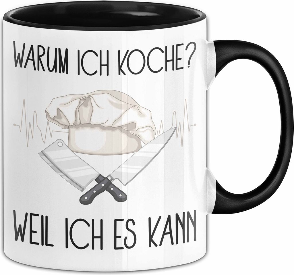 Koch Tasse Geschenk Bester Koch Sprüche Warum Ich Koche Produktbild 