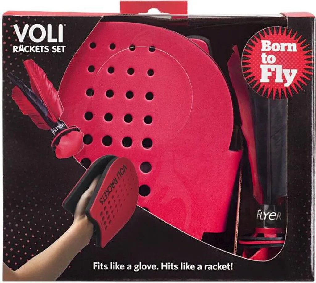 Waboba Voli Paddle Game avec volant aérodynamique et raquettes souples
