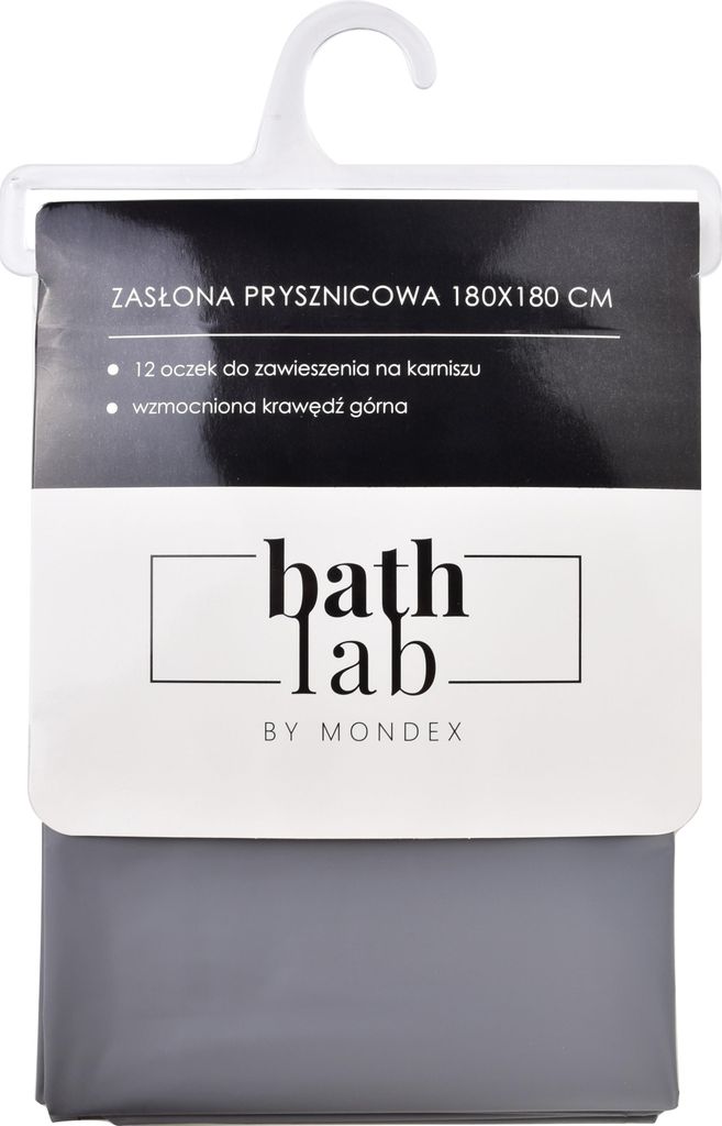 Duschvorhang für Dusche Zac Grau