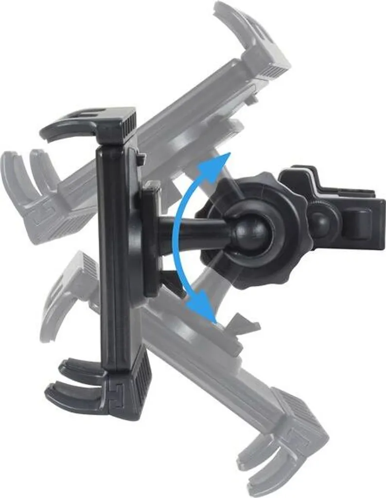 Support voiture tablette en alu avec bras extensible de réglage central - 13