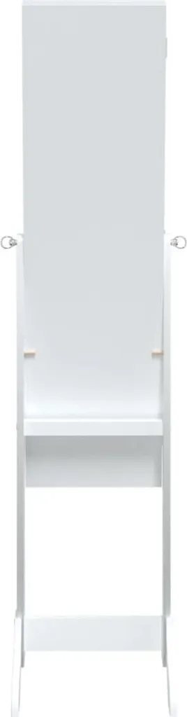 Miroir sur pied LED blanc 34x37x146 cm - Solution vision intégrale - 8