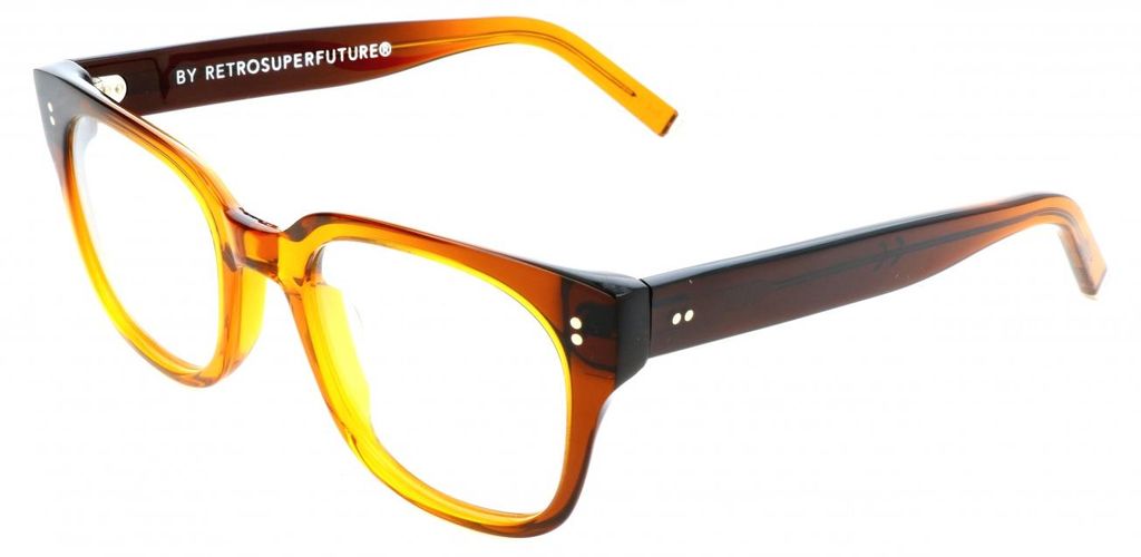 Retrosuperfuture N. 8 1/2 DARK AMBER Brown 49/21/145 Brillen