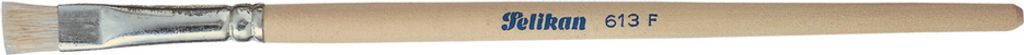 Pelikan Borstenpinsel 613 F Gr. 10 unlackierter Holzstiel Produktbild 