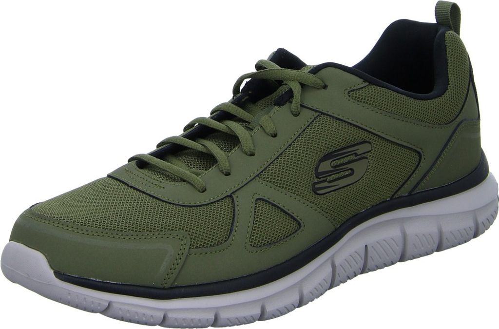 Skechers Track - Scloric - Olive / Schwarz Leder/Synthetik Produktbild 