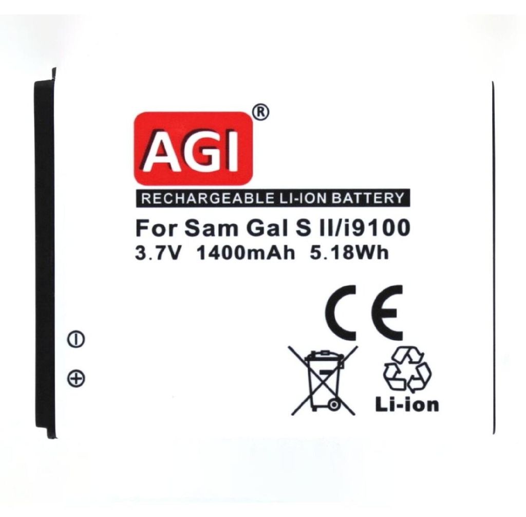 Akku für Samsung I9105 Galaxy SII Plus Li-Ion 3,7 Volt 1200 Produktbild 