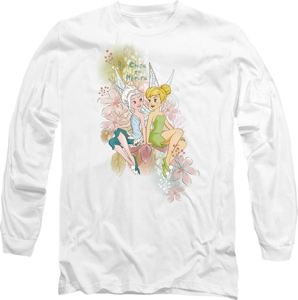 Disney Fairies - "Close To Nature" T-Shirt für Herren/Damen Uni TV14645 (L) (Weiß)
