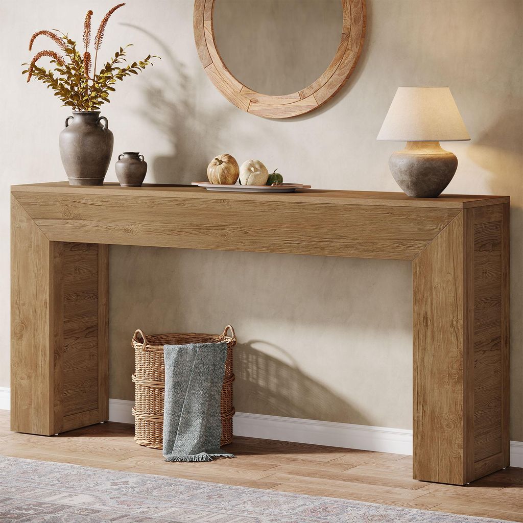 Tavolino consolle lungo 160 cm, ideale per l'ingresso, Immagine del prodotto 