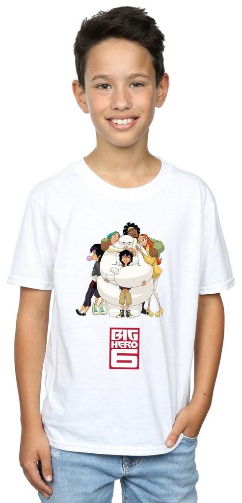 Big Hero 6 - T-Shirt für Jungen BI1011 (128) (Weiß)